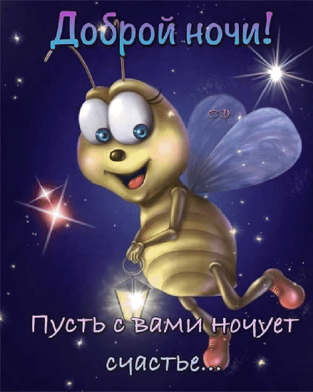 Доброй ночи! Пусть с вами ночует счастье…