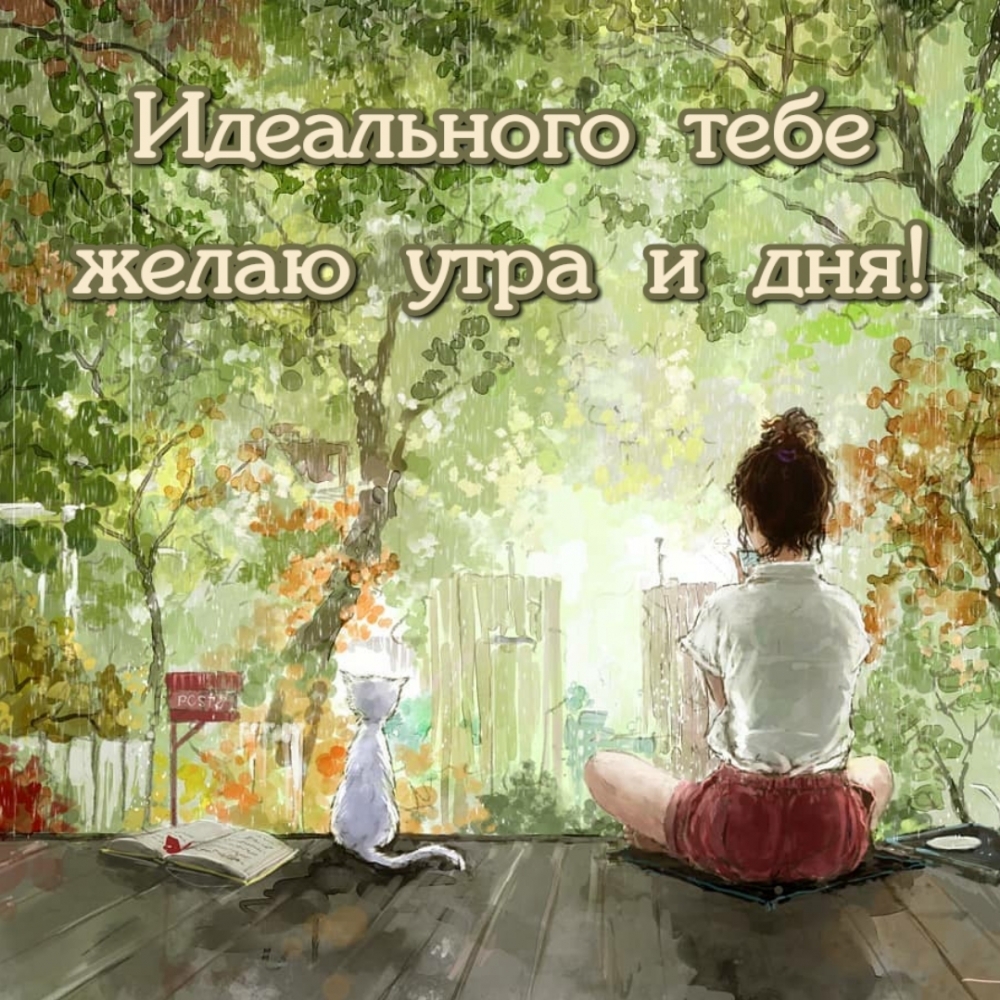 Идеального тебе желаю утра и дня!
