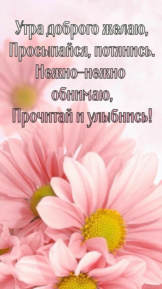 Утра доброго желаю, просыпайся, потянись.