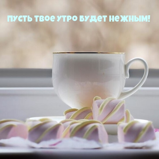 Пусть твое утро будет нежным!