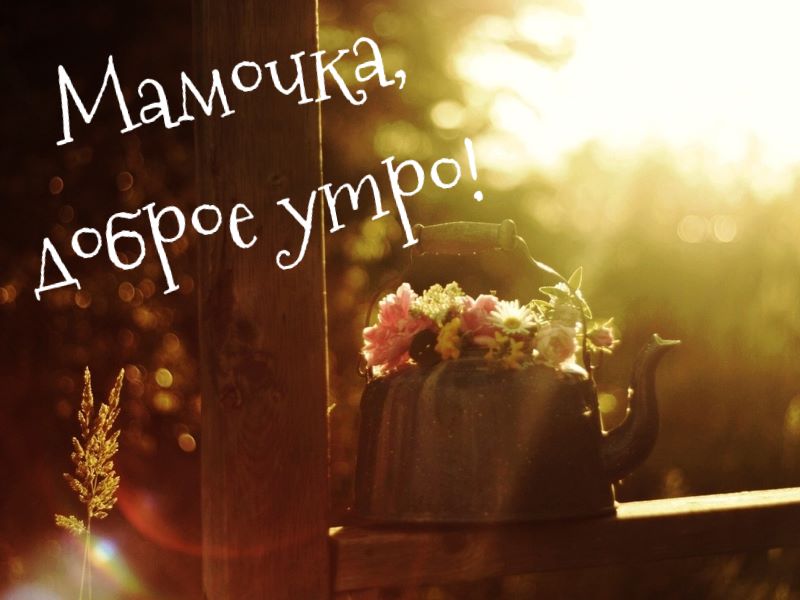 Мамочка, доброе утро!