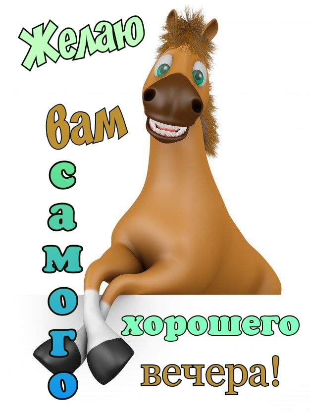 Желаю вам самого хорошего вечера!