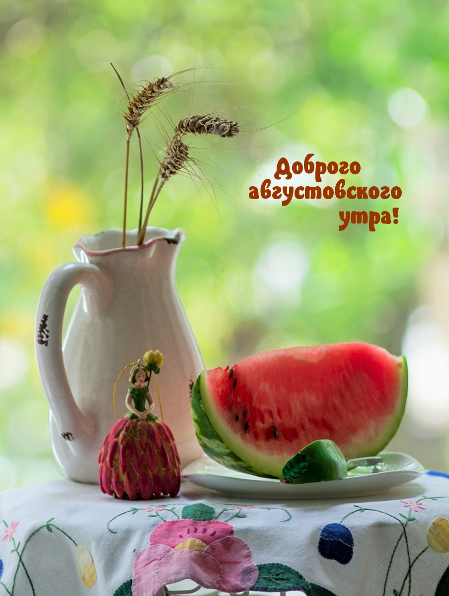 Доброго августовского утра!