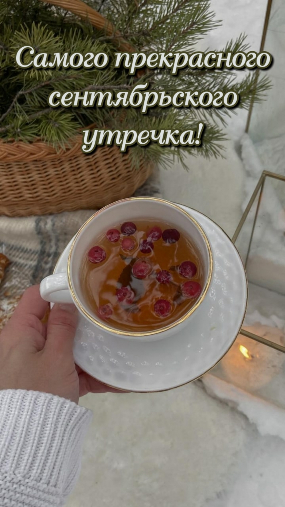 Самого прекрасного сентябрьского утречка!