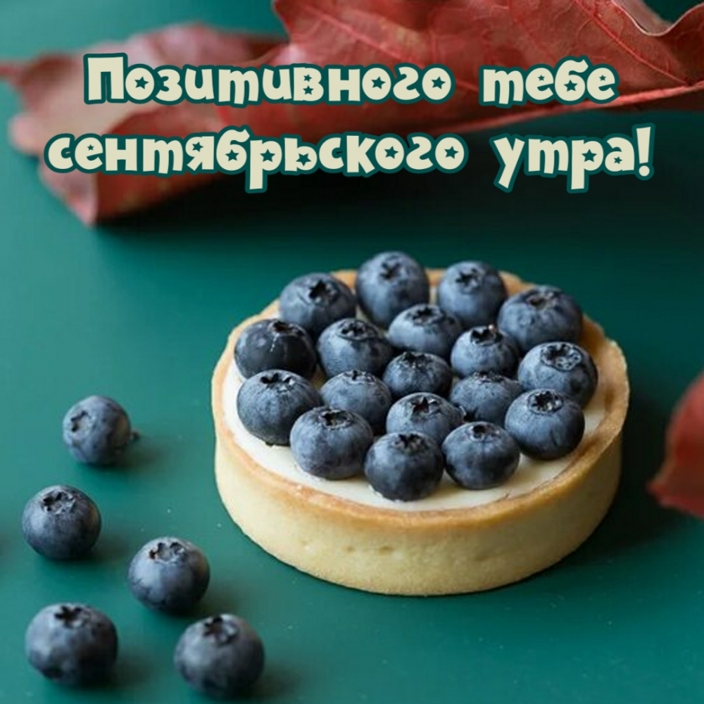 Позитивного тебе сентябрьского утра!