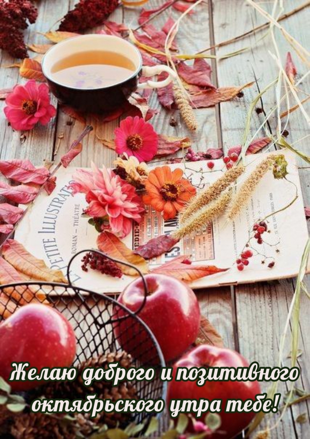 Желаю доброго и позитивного октябрьского утра тебе!