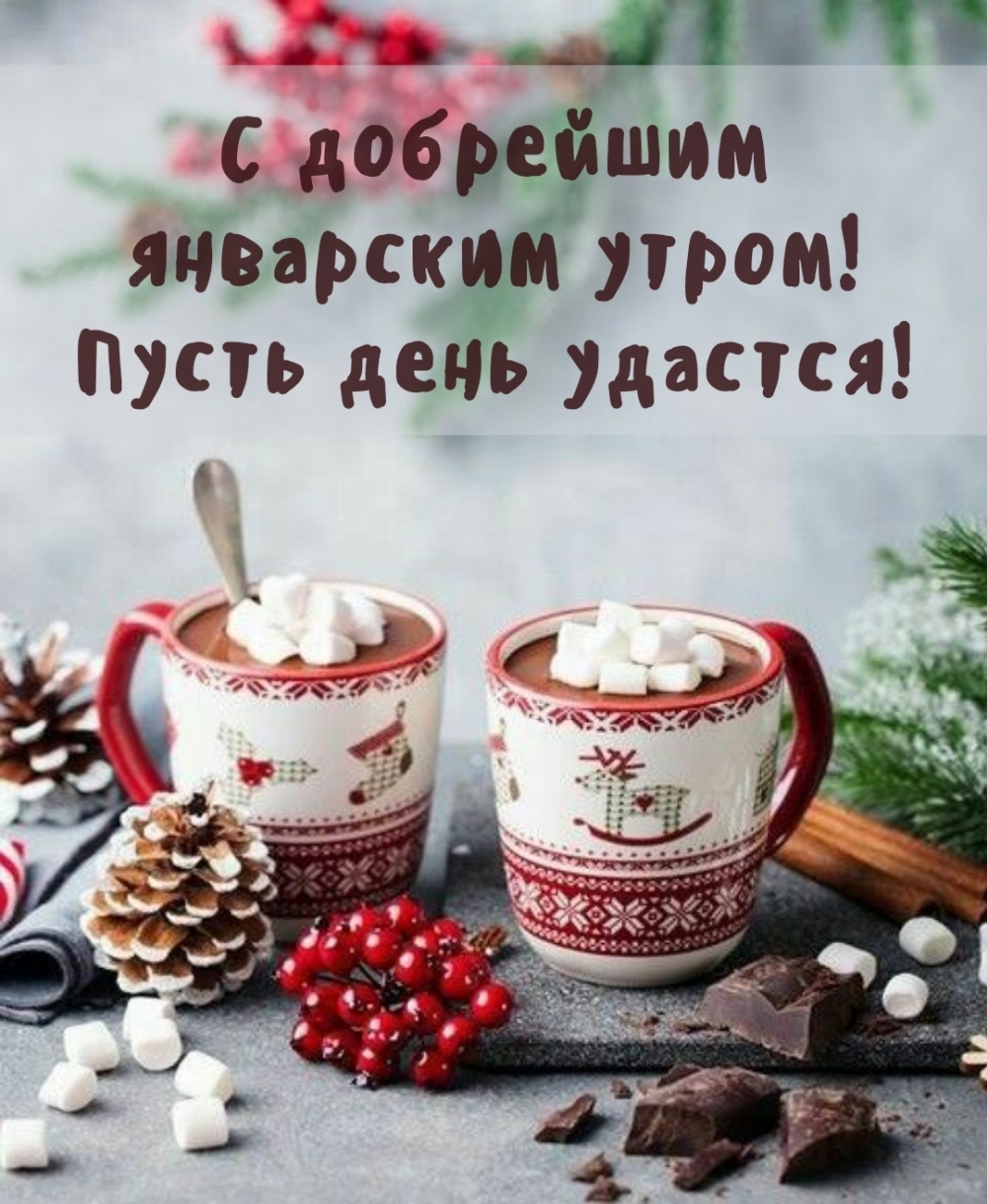 С добрейшим январским утром! Пусть день удастся!