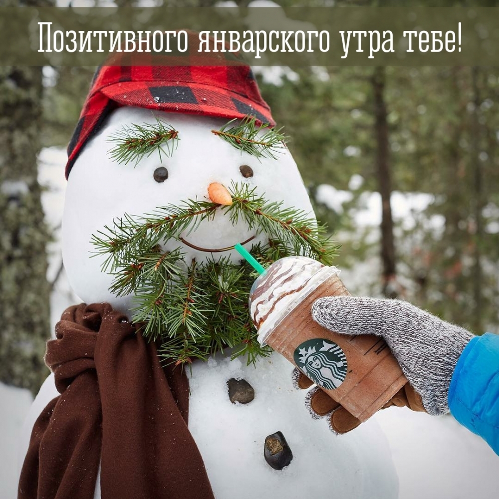 Позитивного январского утра тебе!