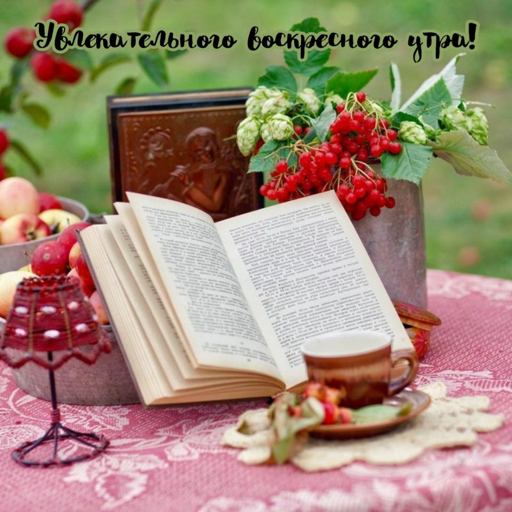 Картинка - Увлекательного воскресного утра!.