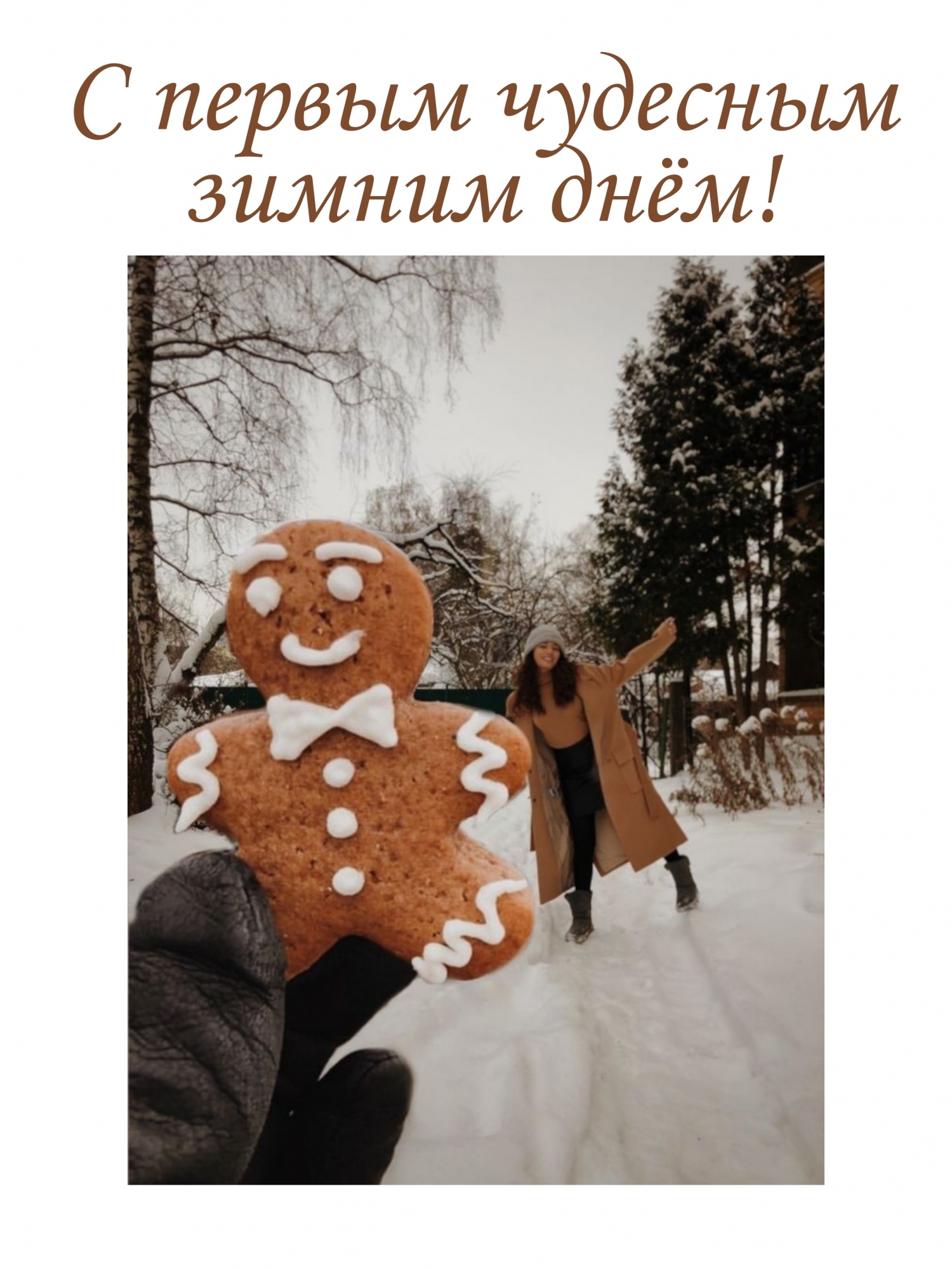 С первым чудесным зимним днём!
