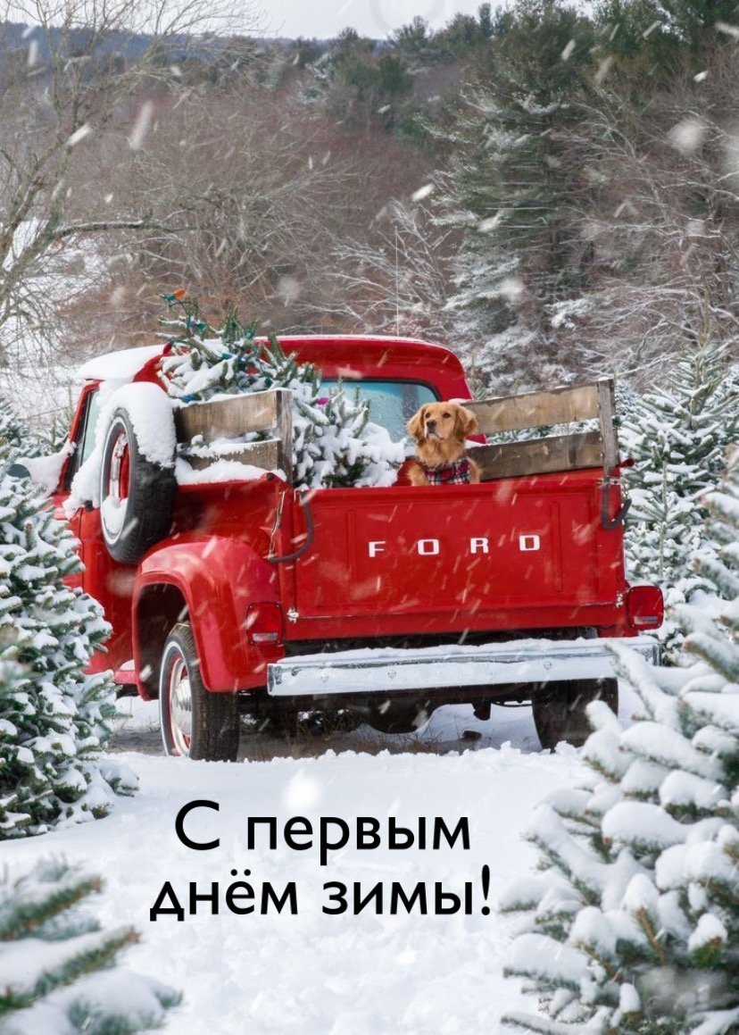 С первым днём зимы!