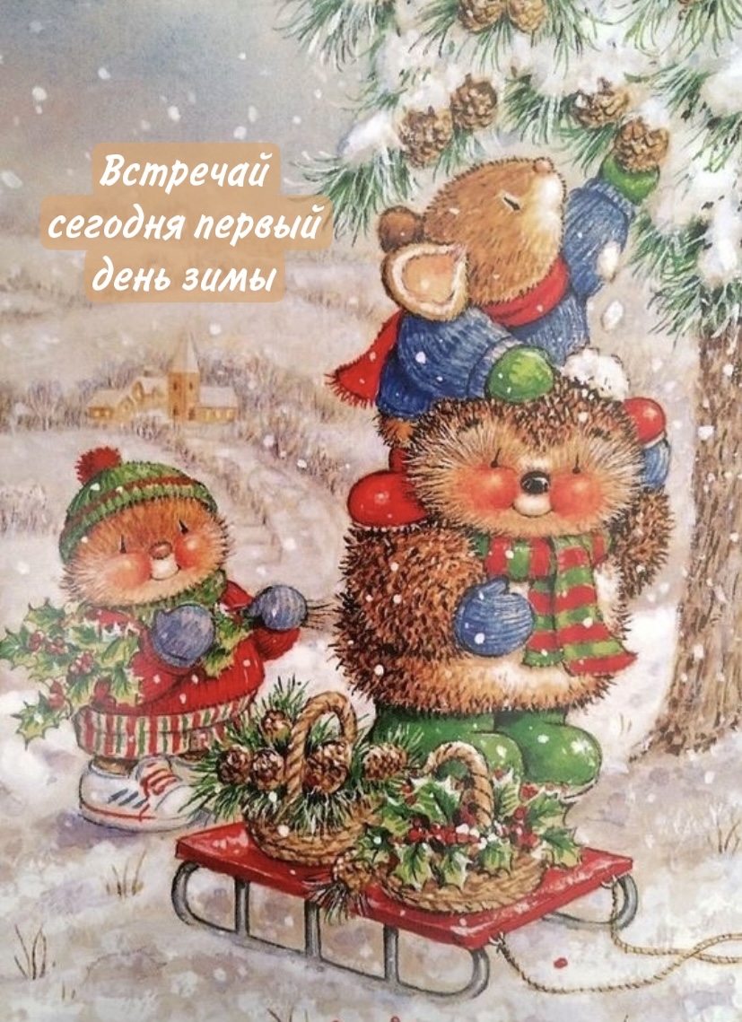 Встречай сегодня первый день зимы
