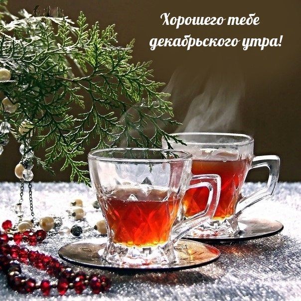 Хорошего тебе декабрьского утра!