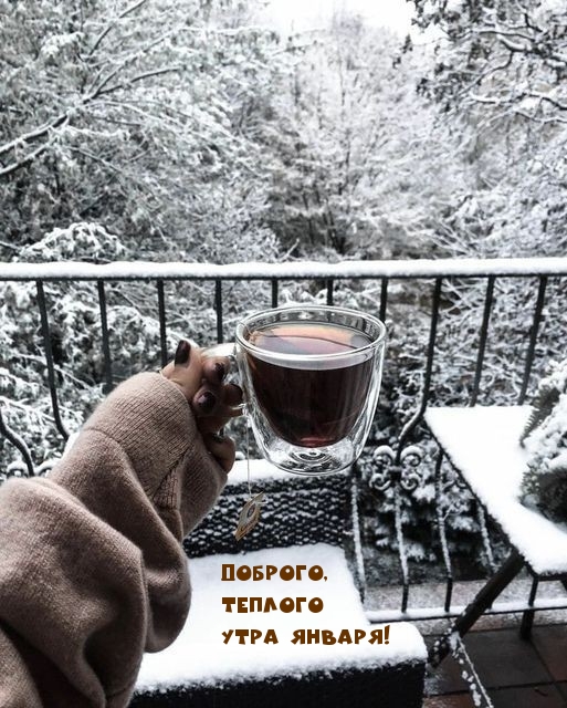 Доброго, теплого утра января!