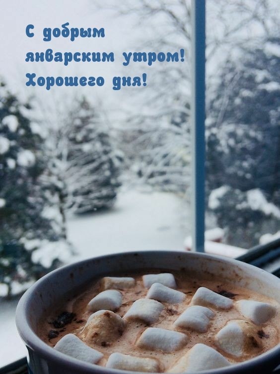 С добрым январским утром! Хорошего дня!
