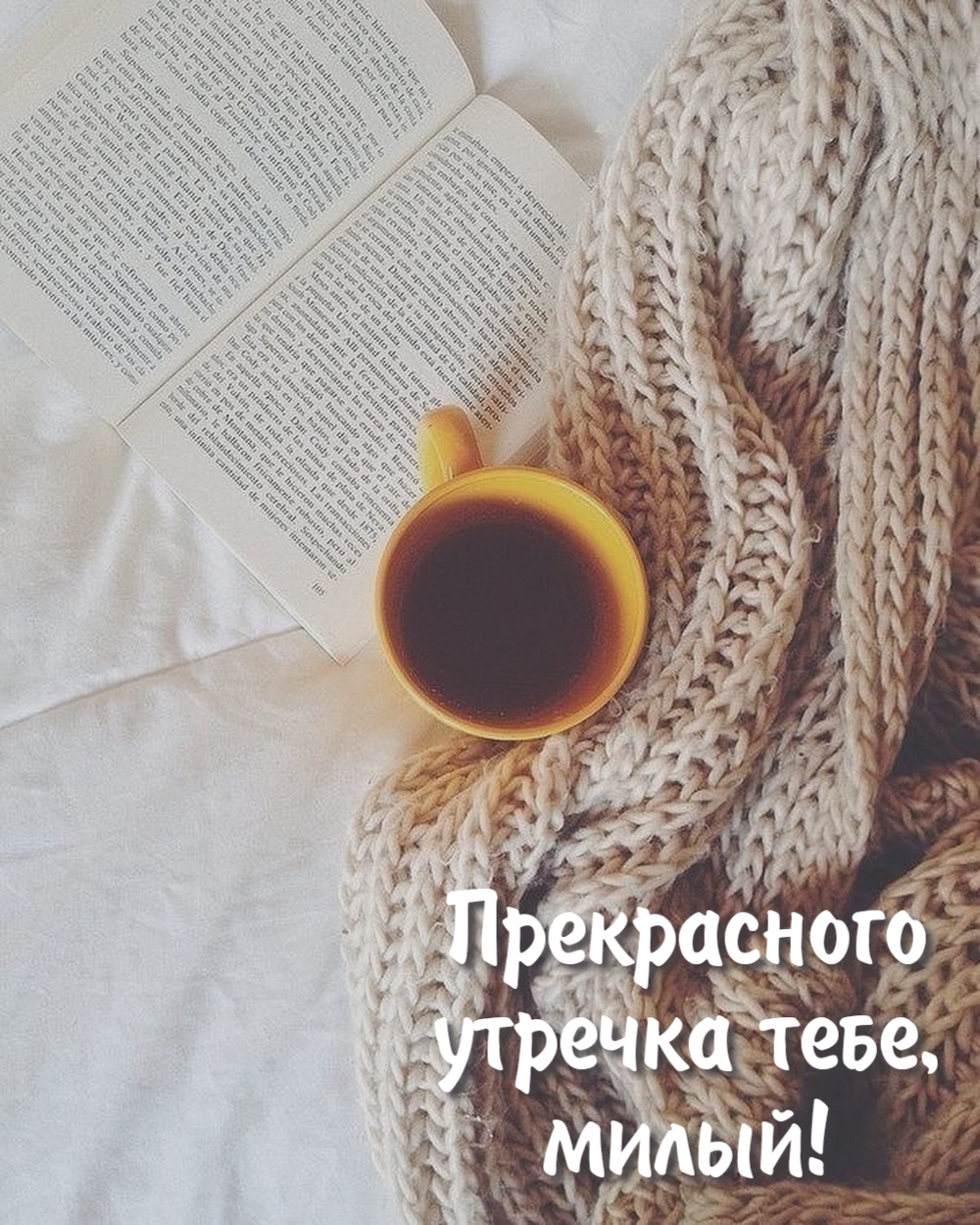 Прекрасного утречка тебе, милый!