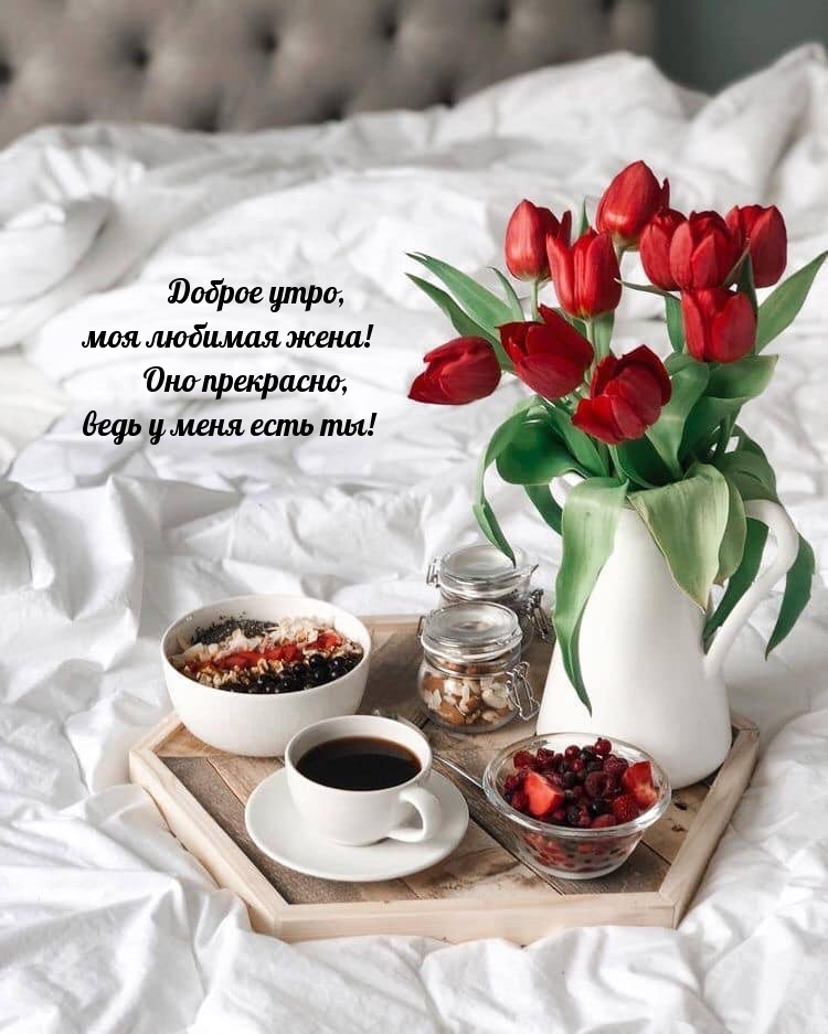 Доброе утро, моя любимая жена!