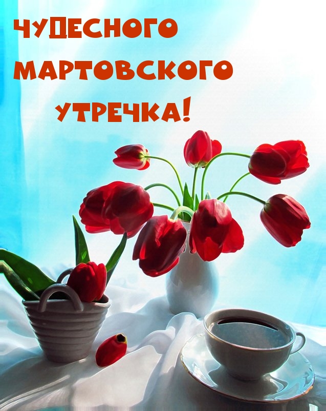 Чудесного мартовского утречка!