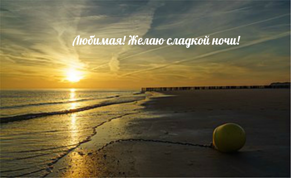 Любимая! Желаю сладкой ночи!