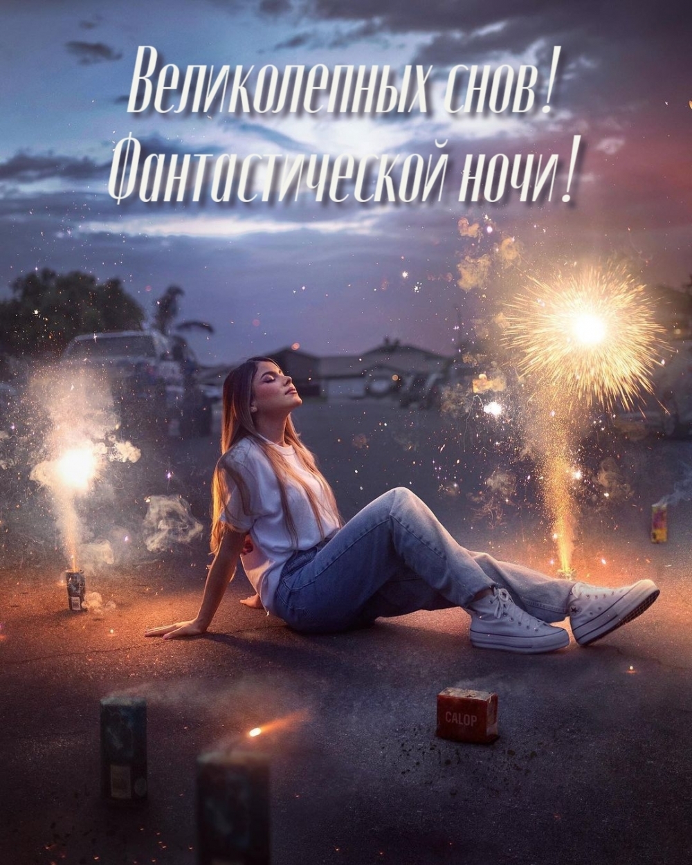 Великолепных снов! Фантастической ночи!