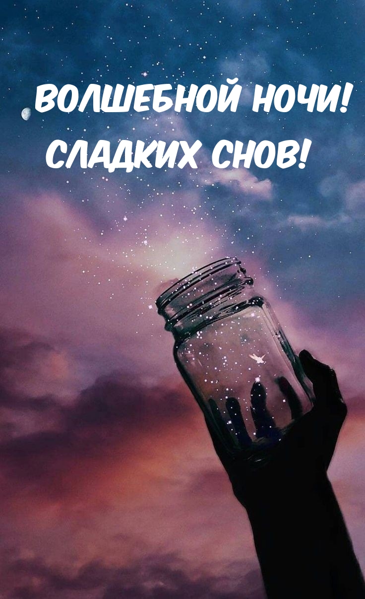 Волшебной ночи! Сладких снов!