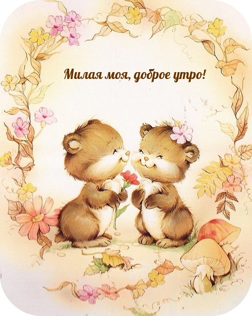 Милая моя, доброе утро!