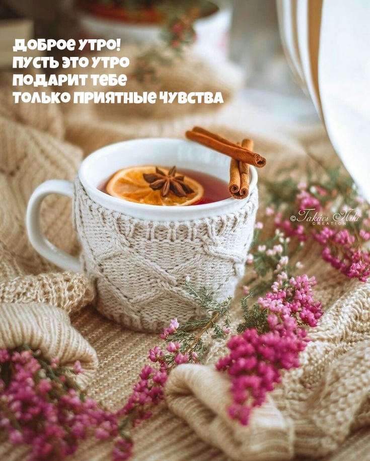 Доброе утро! Пусть это утро подарит тебе только приятные чувства