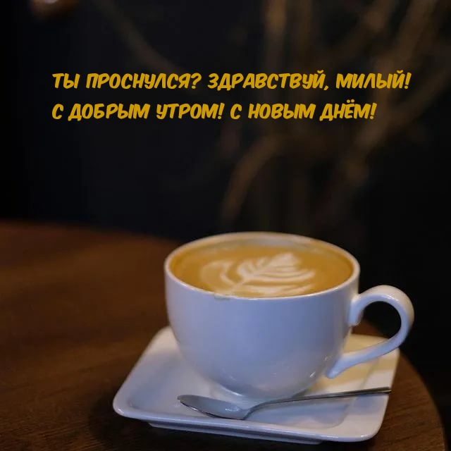 Ты проснулся? Здравствуй, милый!