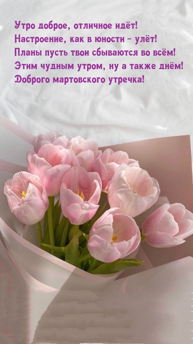 Утро доброе, отличное идёт! Настроение, как в юности — улёт!