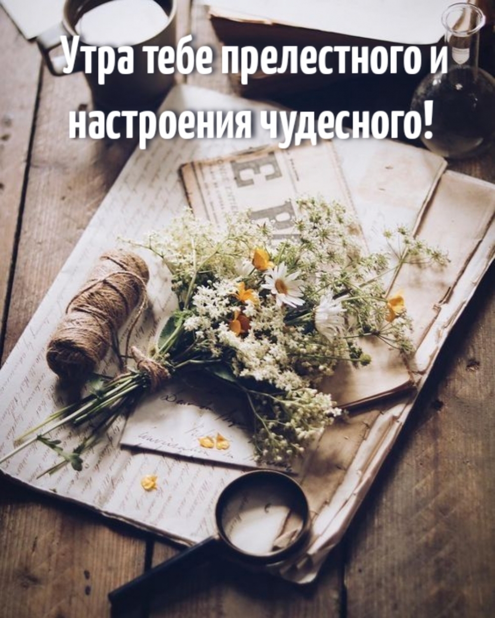 Утра тебе прелестного и настроения чудесного!
