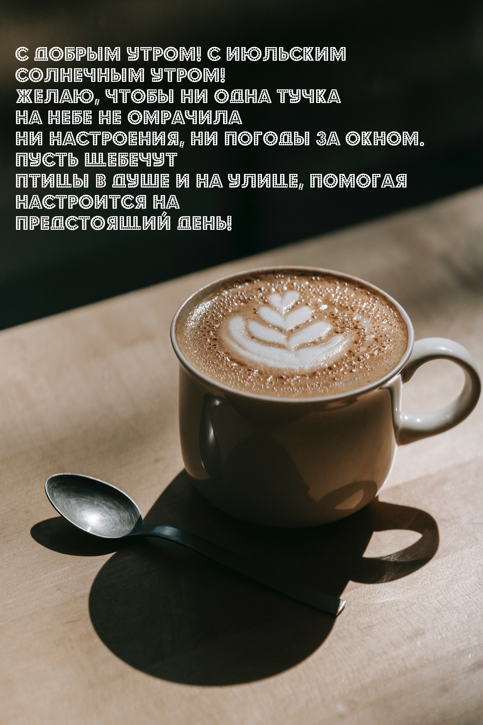 С добрым утром! С июльским солнечным утром!