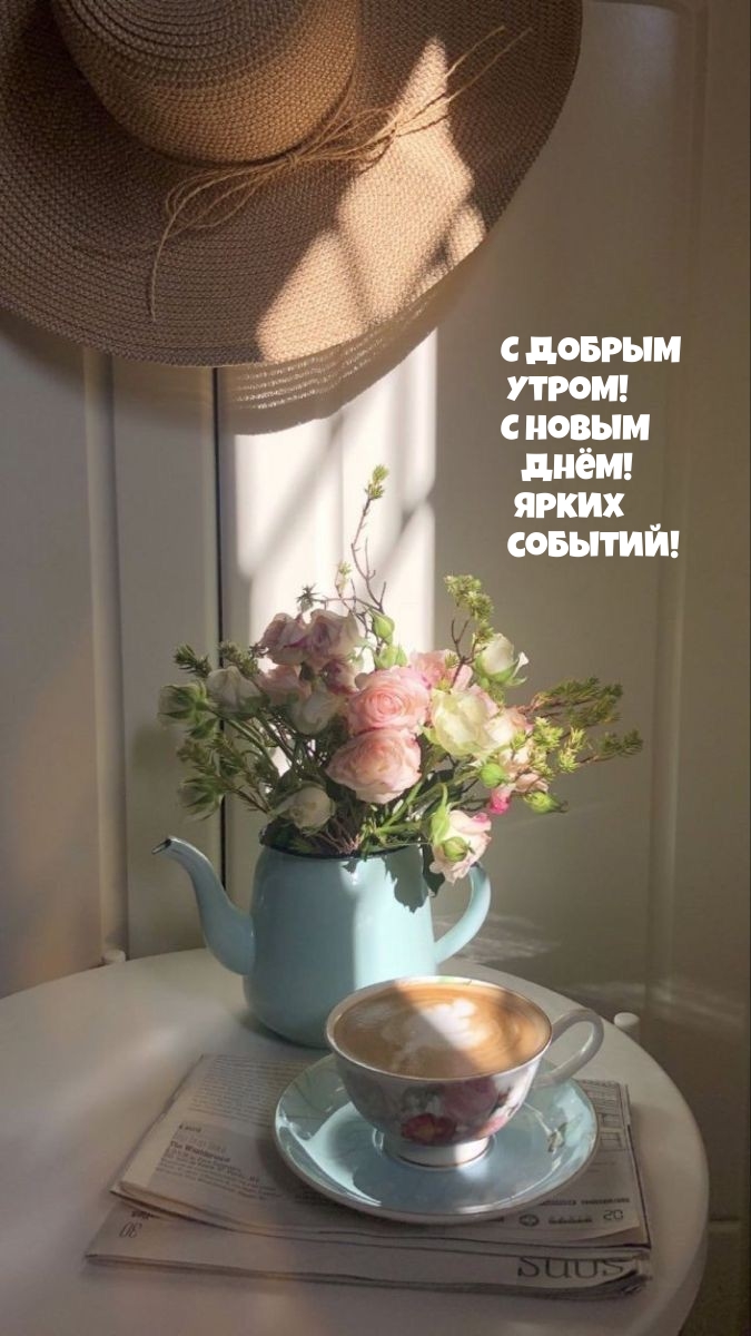 С добрым утром! С новым днём! Ярких событий!