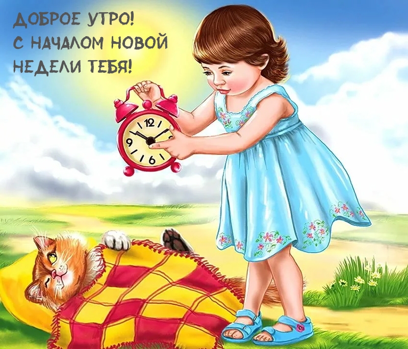 Доброе утро! С началом новой недели тебя!