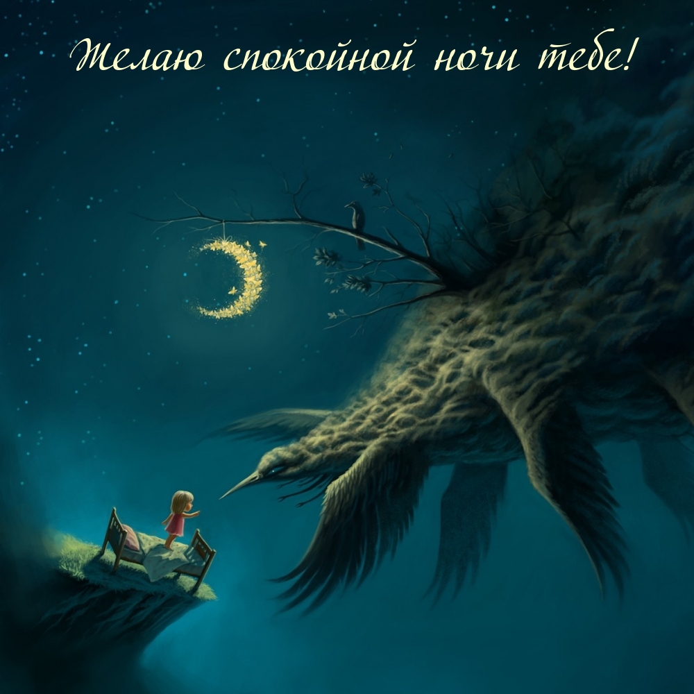 Желаю спокойной ночи тебе!