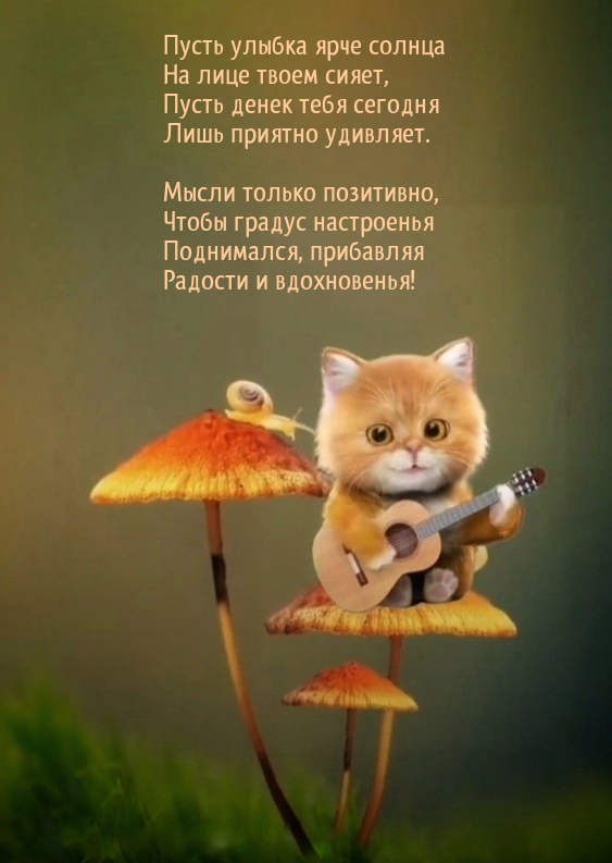Пусть улыбка ярче солнца на лице твоем сияет
