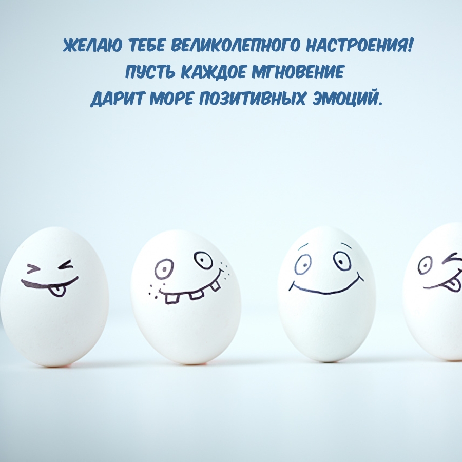 Желаю тебе великолепного настроения!