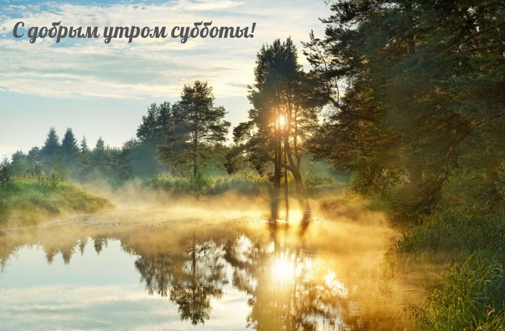 С добрым утром субботы!