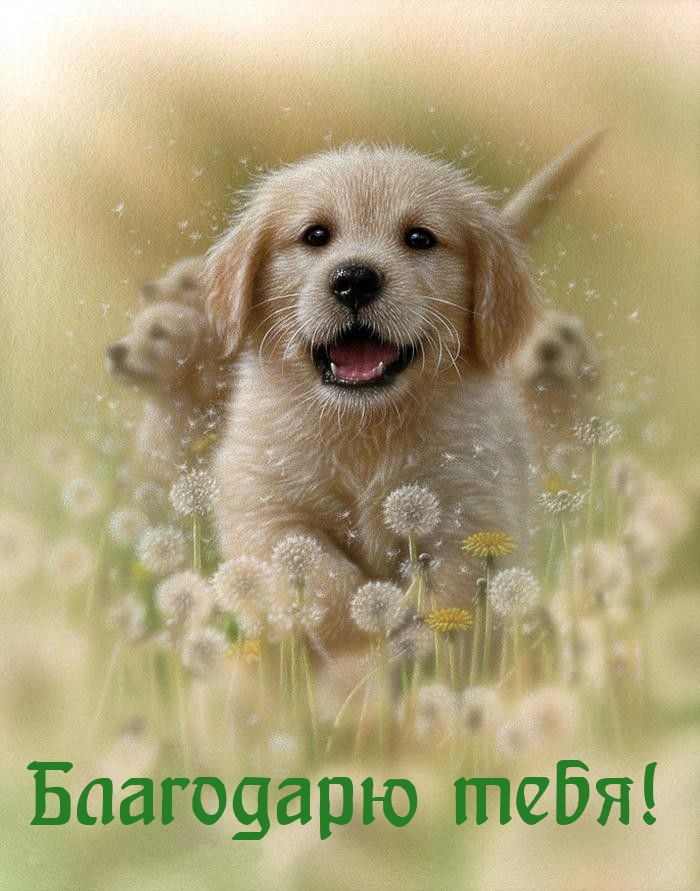 Благодарю тебя!