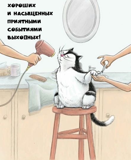 Хороших и насыщенных приятными событиями выходных!