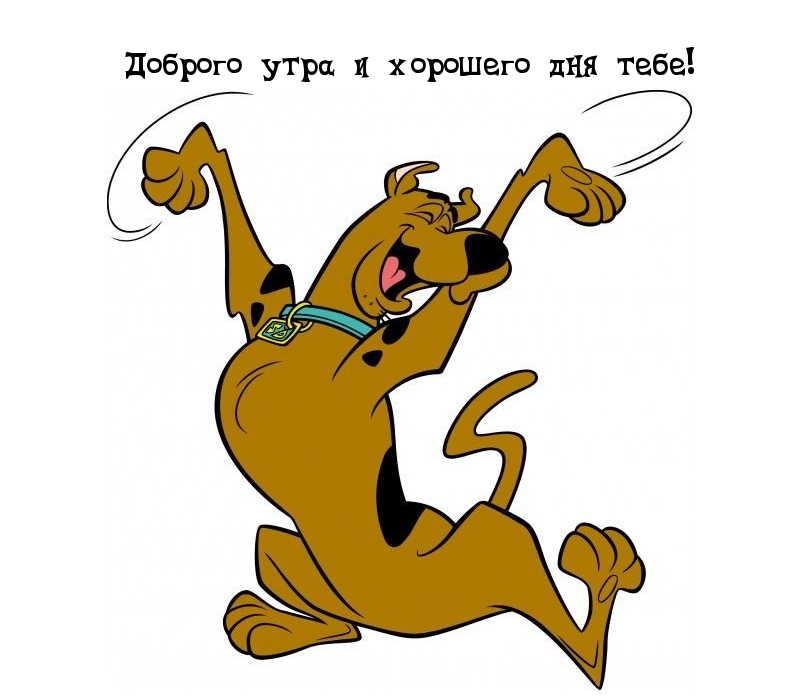 Доброго утра и хорошего дня тебе!