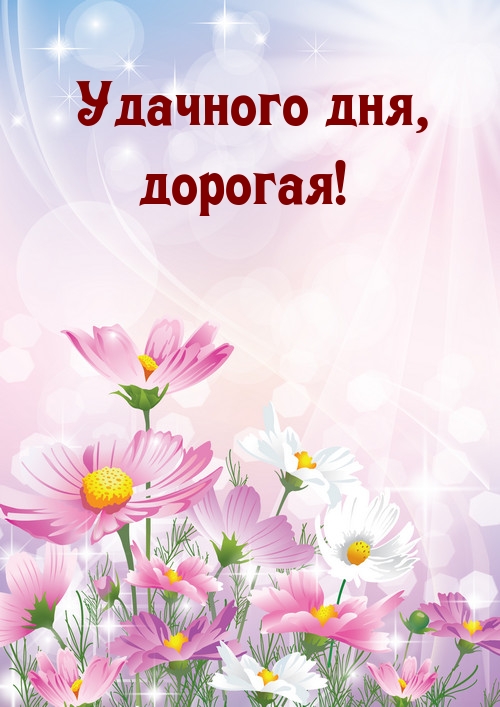 Удачного дня, дорогая!