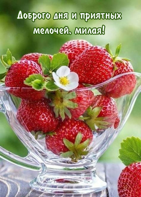 Доброго дня и приятных мелочей, милая!