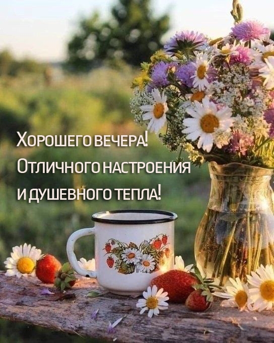 Картинка - Хорошего вечера! Отличного настроения и душевного тепла!.