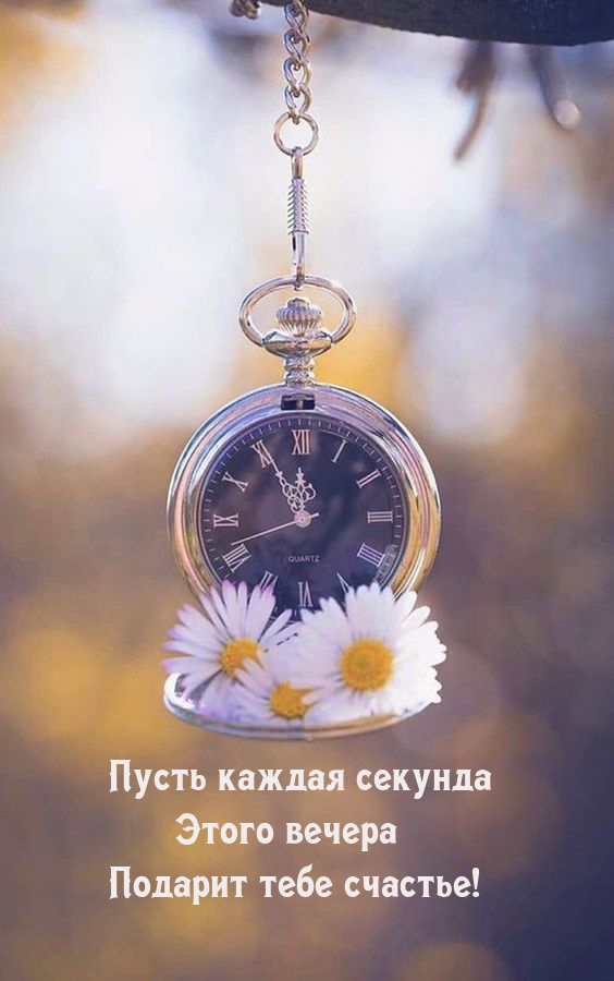 Пусть каждая секунда этого вечера подарит тебе счастье!