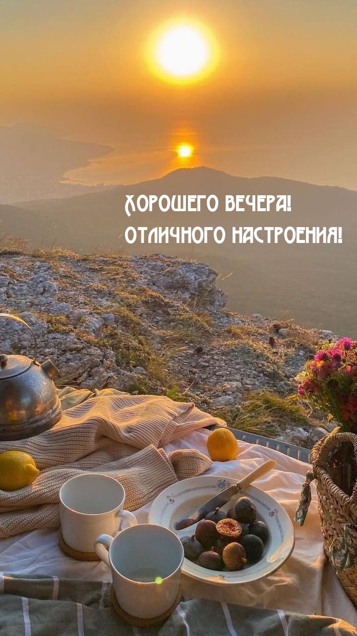 Хорошего вечера! Отличного настроения!