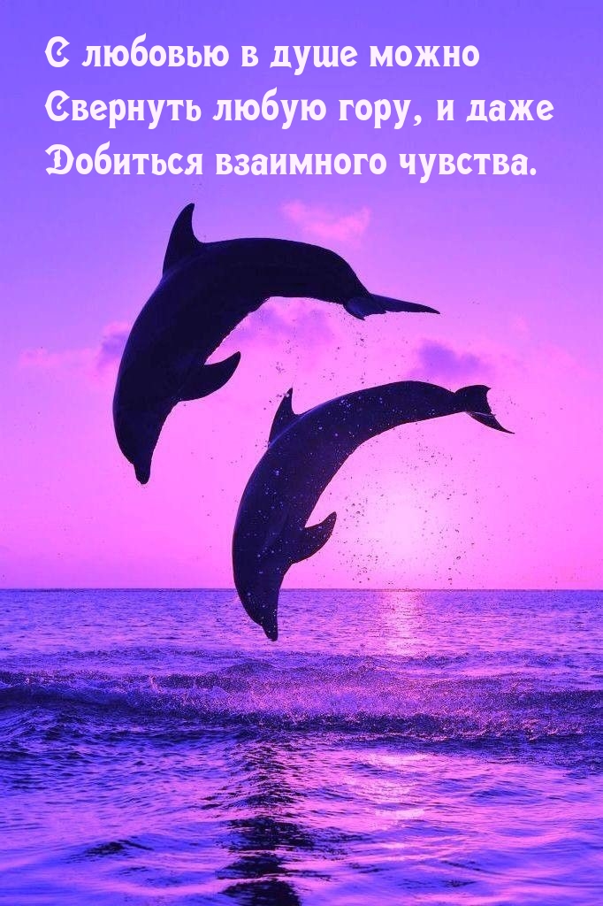 С любовью в душе можно свернуть любую гору