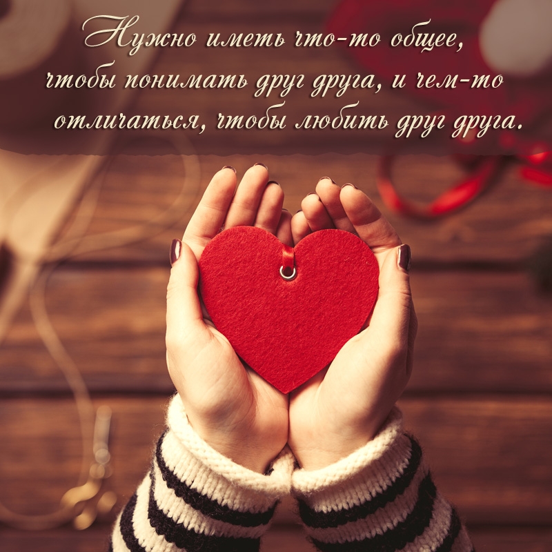 Нужно иметь что-то общее, чтобы понимать друг друга