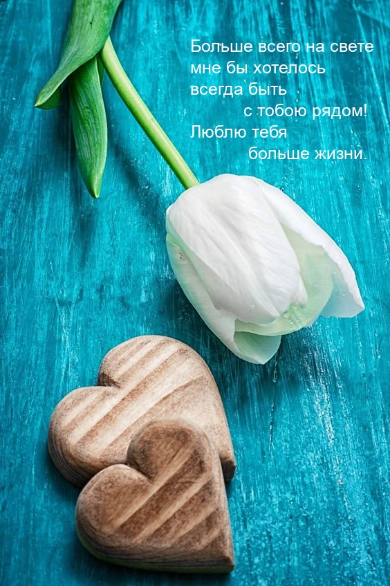 Больше всего на свете мне бы хотелось всегда быть с тобою рядом!