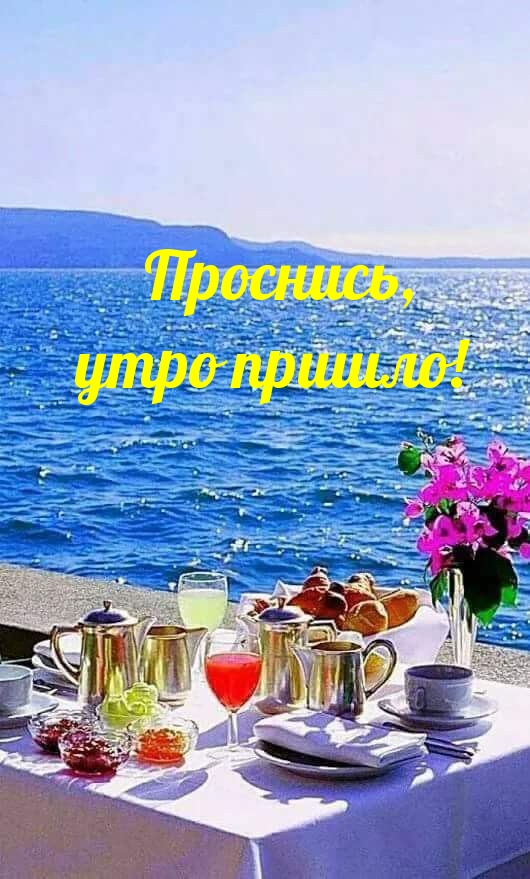 Проснись, утро пришло!