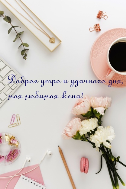 Доброе утро и удачного дня, моя любимая жена!